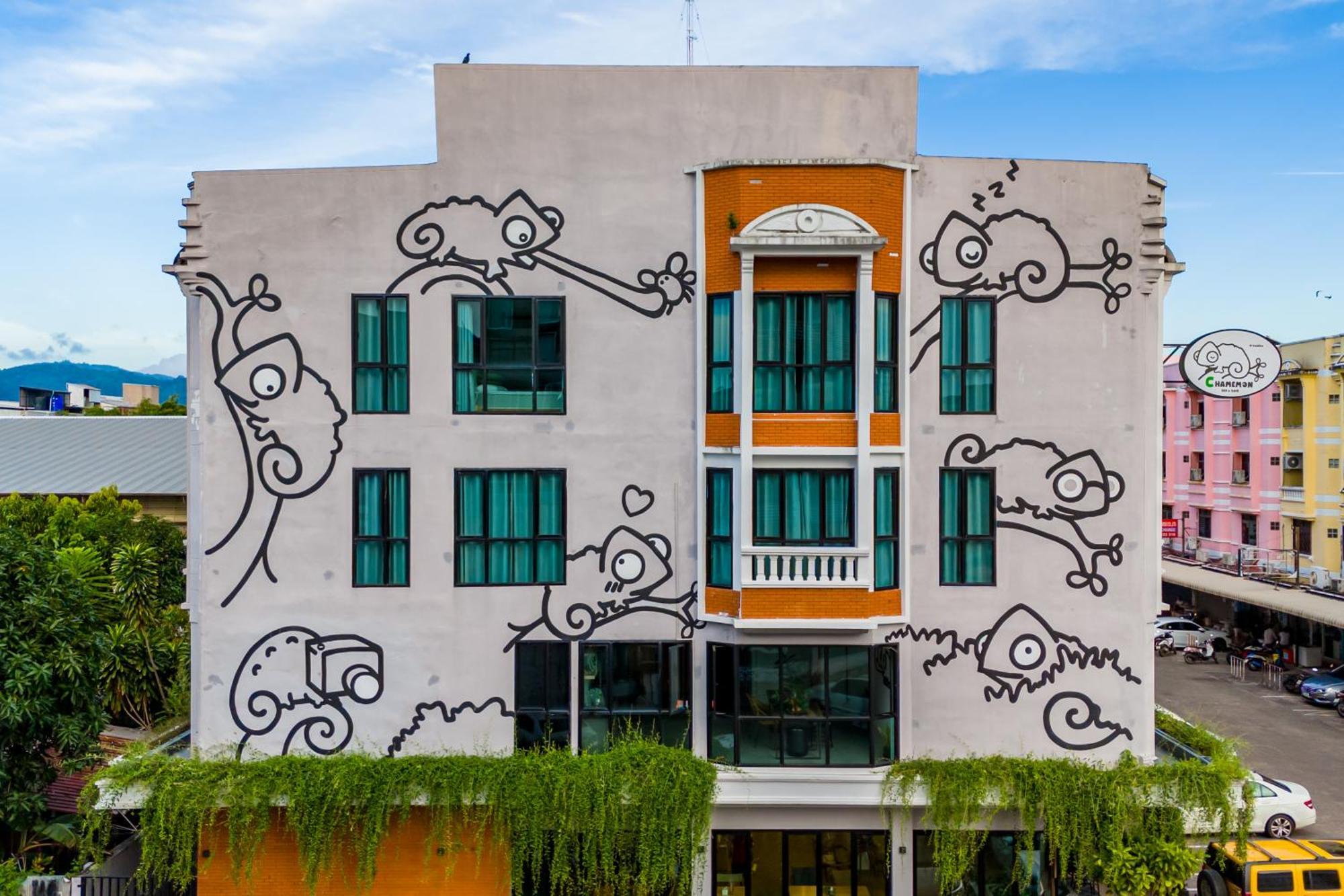 Chamemon Bed Phuket Town Exterior foto